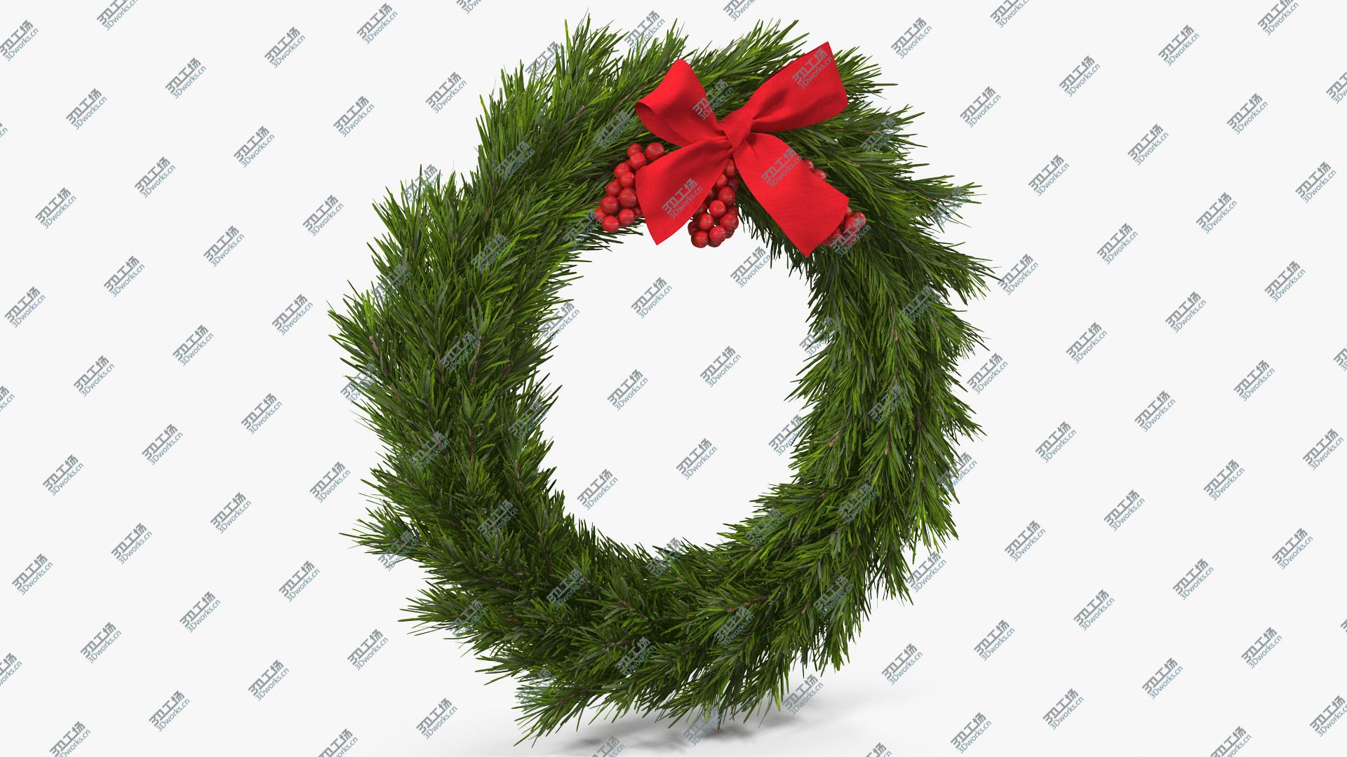 images/goods_img/202104092/3D Christmas Wreath with Red Bow 2 model/4.jpg